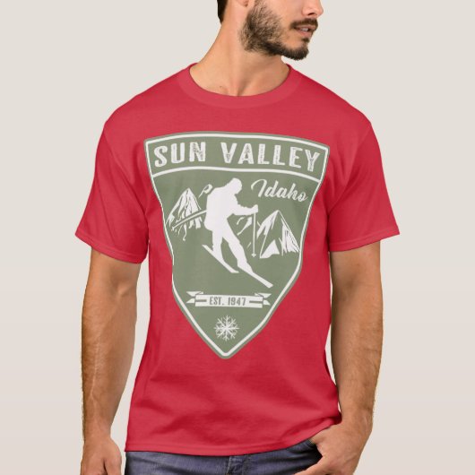 Sun Valley Idaho T-shirt (Voorkant)