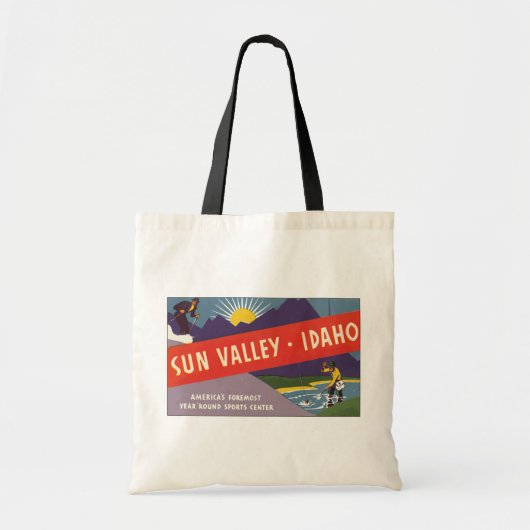 Sun Valley Idaho,  Tote Bag (Voorkant)
