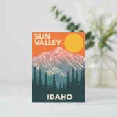  Sun Valley Idaho Travel Briefkaart (Staand voorkant)