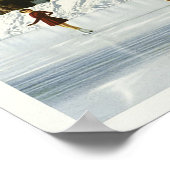  Sun Valley Idaho USA Ski Travel uit de jaren veer Poster (Hoek)