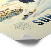 Sun Valley Idaho USA Skiing Vintage Travel Poster (Hoek)