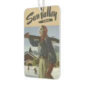 Sun Valley Idaho Vintage Travel air freshner Luchtverfrisser (Links)