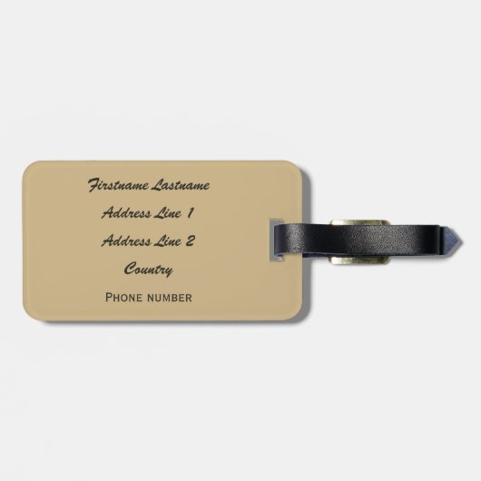 Sun Valley Idaho Vintage Travel bagagelabel (Achterkant horizontaal)