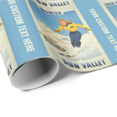 Sun Valley, Idaho Vintage Travel wrappapier Cadeaupapier (Rol Hoek)