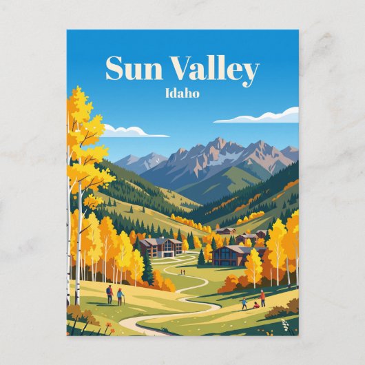 Sun Valley, Idaho, VS Briefkaart (Voorkant)