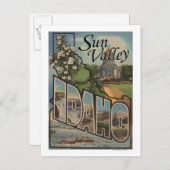 Sun Valley, IdahoLarge Letter Scenes Briefkaart (Voorkant / Achterkant)