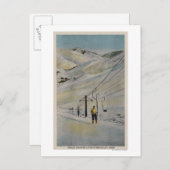 Sun Valley, IDMountain Scene, Ski Lifts in Briefkaart (Voorkant / Achterkant)