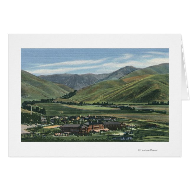 Sun Valley, IDSummer Scene of Sun Valley Lodge (Voorkant Horizontaal)