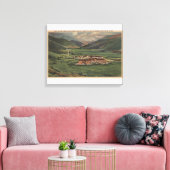 Sun Valley, IDView of Sun Valley Lodge Canvas Afdruk (Insitu (Woonkamer))