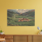 Sun Valley, IDView of Sun Valley Lodge Canvas Afdruk (Insitu (Woonkamer))
