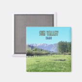 Sun Valley Ketchum Idaho Magneet (Voorkant / Achterkant)