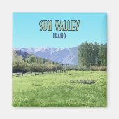 Sun Valley Ketchum Idaho Magneet (Voorkant)