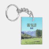Sun Valley Ketchum Idaho Sleutelhanger (Voorkant Links)
