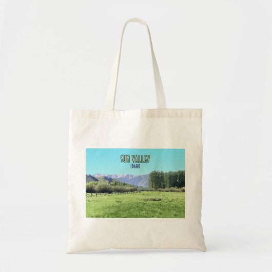 Sun Valley Ketchum Idaho Tote Bag (Voorkant)