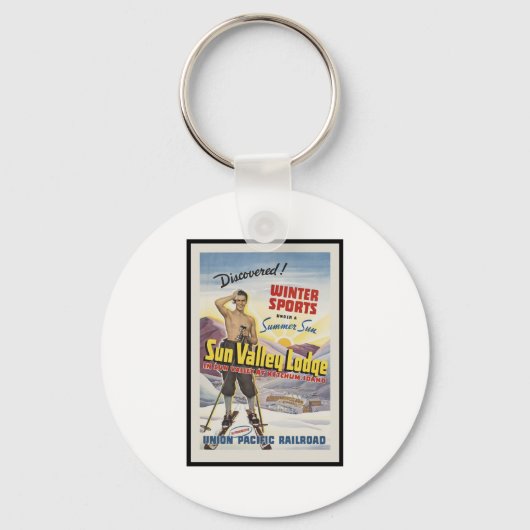 Sun Valley Lodge Idaho Sleutelhanger (Voorkant)