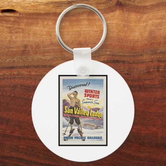Sun Valley Lodge Idaho Sleutelhanger (Voorkant)