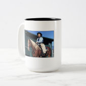 Sun Valley Sally Tweekleurige Koffiemok (Voorkant links)