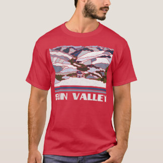 Sun Valley skigebied Alpine skibergen Wint T-shirt