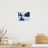 Sun Valley Snow Stream Print (Keuken)