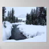 Sun Valley Snow Stream Print (Voorkant)