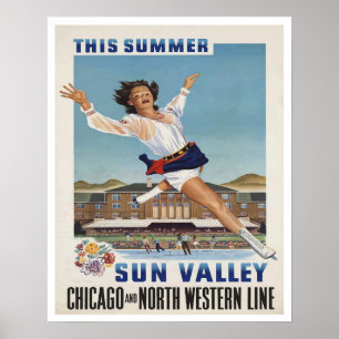  Sun Valley Travel Poster