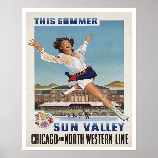  Sun Valley Travel Poster (Voorkant)