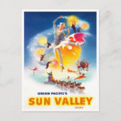 Sun Valley vintage-briefkaart Briefkaart (Voorkant)