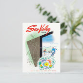Sun Valley vintage-briefkaart Briefkaart (Staand voorkant)
