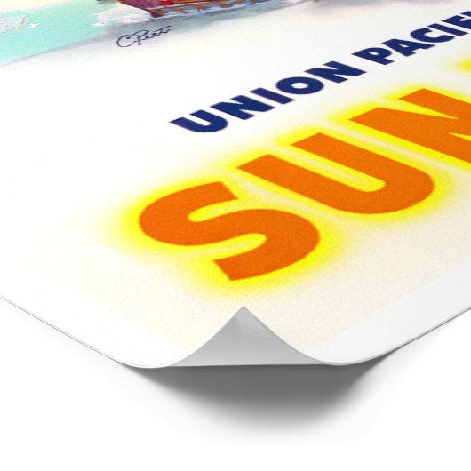 Sun Valley vintage-poster Poster (Hoek)