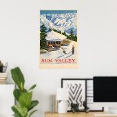 Sun Valley Vintage Reisposter Prints (Thuiskantoor)