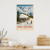 Sun Valley Vintage Reisposter Prints (Keuken)