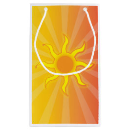 Sun Vector Travel Holiday Gift Bag Klein Cadeauzakje