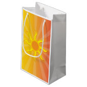 Sun Vector Travel Holiday Gift Bag Klein Cadeauzakje (Achterkant Gekanteld)