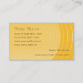 Sun Visitekaartje (Achterkant)