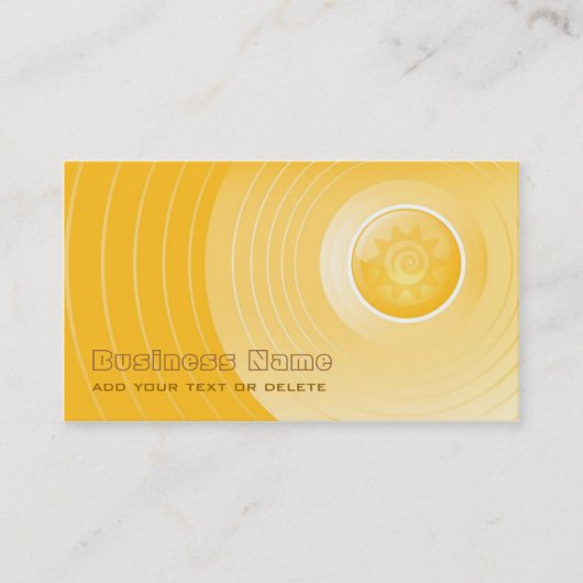 Sun Visitekaartje (Voorkant)