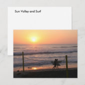 Sun Volley & Surf Briefkaart (Voorkant / Achterkant)