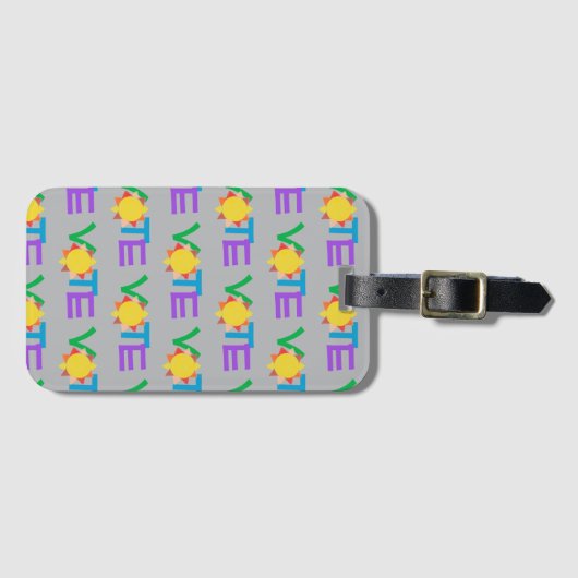 Sun Vote / Leuk GOTV Bagage Label (Voorkant (horizontaal))