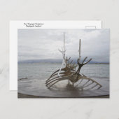 Sun Voyager Sculpture, Reykjavik, IJsland Briefkaart (Voorkant / Achterkant)