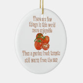 Sun Warmed Tomaten Keramisch Ornament (Rechts)