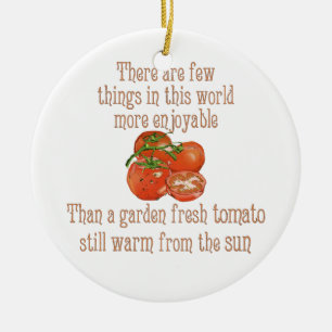 Sun Warmed Tomaten Keramisch Ornament