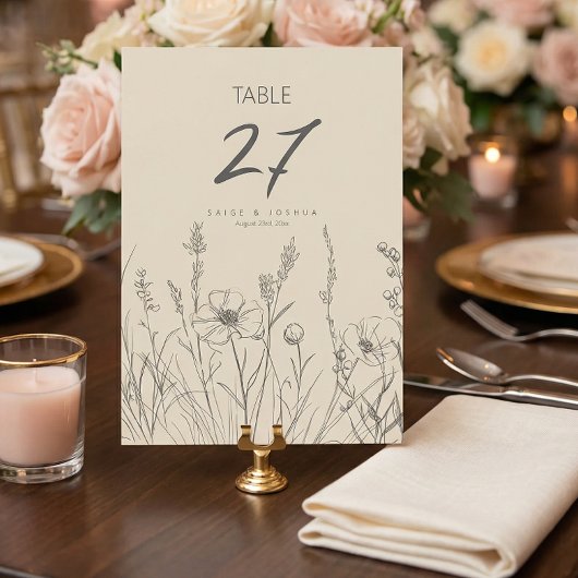 Sun-Washed Garden Border Wedding ID1283 Kaart