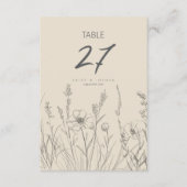 Sun-Washed Garden Border Wedding ID1283 Kaart (Voorkant)