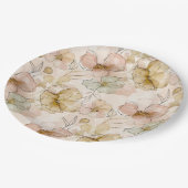 Sun-Washed Garden Floral ID1283 Papieren Bordje (Gekanteld)