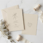 Sun-Washed Garden Wedding Ivory ID1283 Save The Date