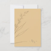 Sun-Washed Garden Wedding QR Code ID1283 RSVP Kaartje (Voorkant)