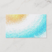 Sun Waterverf Psychic Yoga Reiki Visitekaartjes (Voorkant)