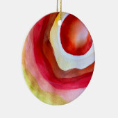 Sun waterverf sunset art keramisch ornament (Rechts)