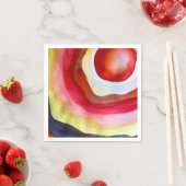 Sun waterverf sunset art servet (Insitu)