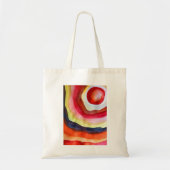 Sun waterverf sunset art tote bag (Voorkant)
