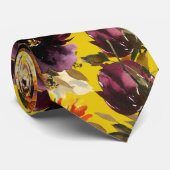 Sun & Wine Wedding Gold-Stropdas Stropdas (Opgerold)